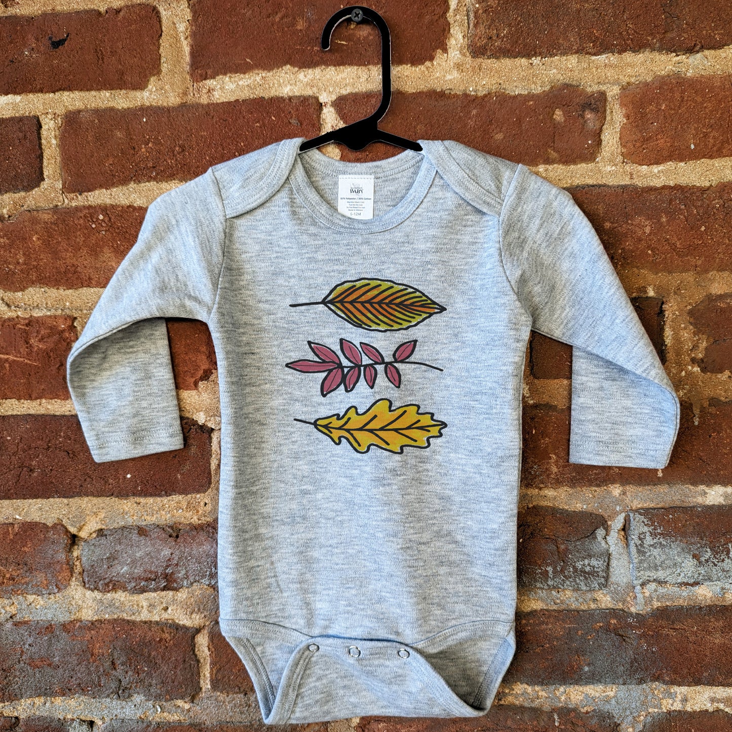 Three Leaves Fall Baby Body Suit