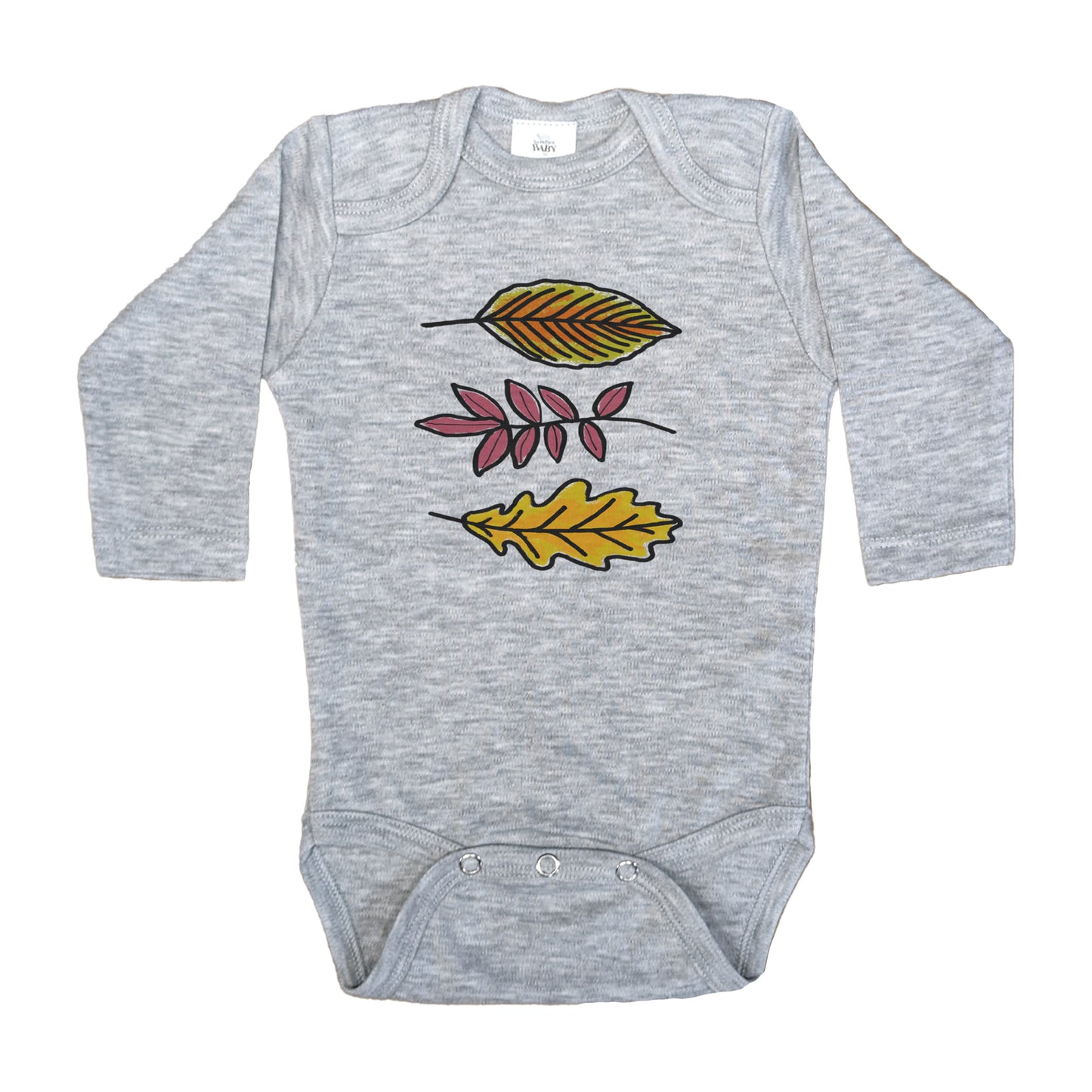 Three Leaves Fall Baby Body Suit