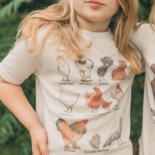 Chicken Breeds Country Sleep 'n Play Set | Size 2T through XS | Includes Shirt & Shorts