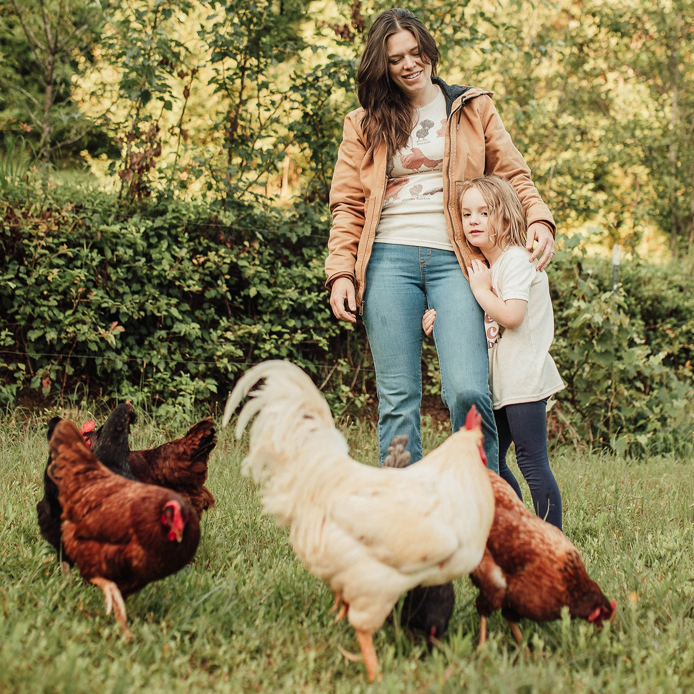 ADULT Chicken Breed Country Farm Tee