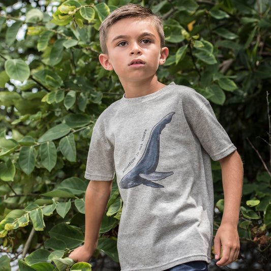 Adventure is out there Beach Whale Tee Toddlers and Youth