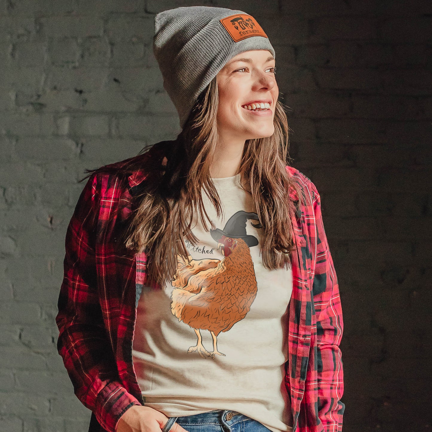 ADULT "Be Witched" Chicken Witchy Unisex Shirt