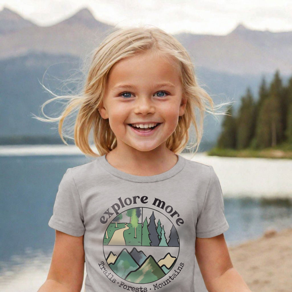 "Explore more" Grey Toddler/Youth Tee