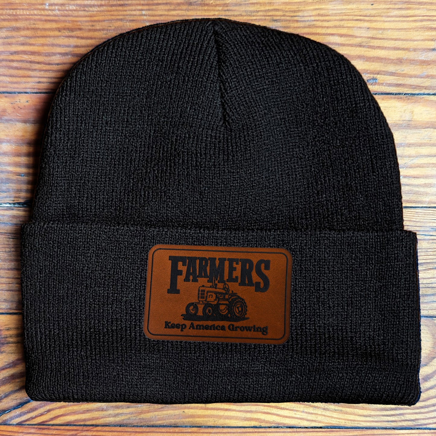 "Farmers Keep America Growing" Rural Living Country Kid Beanie Hat | One Size Fits All | FOUR Color Options
