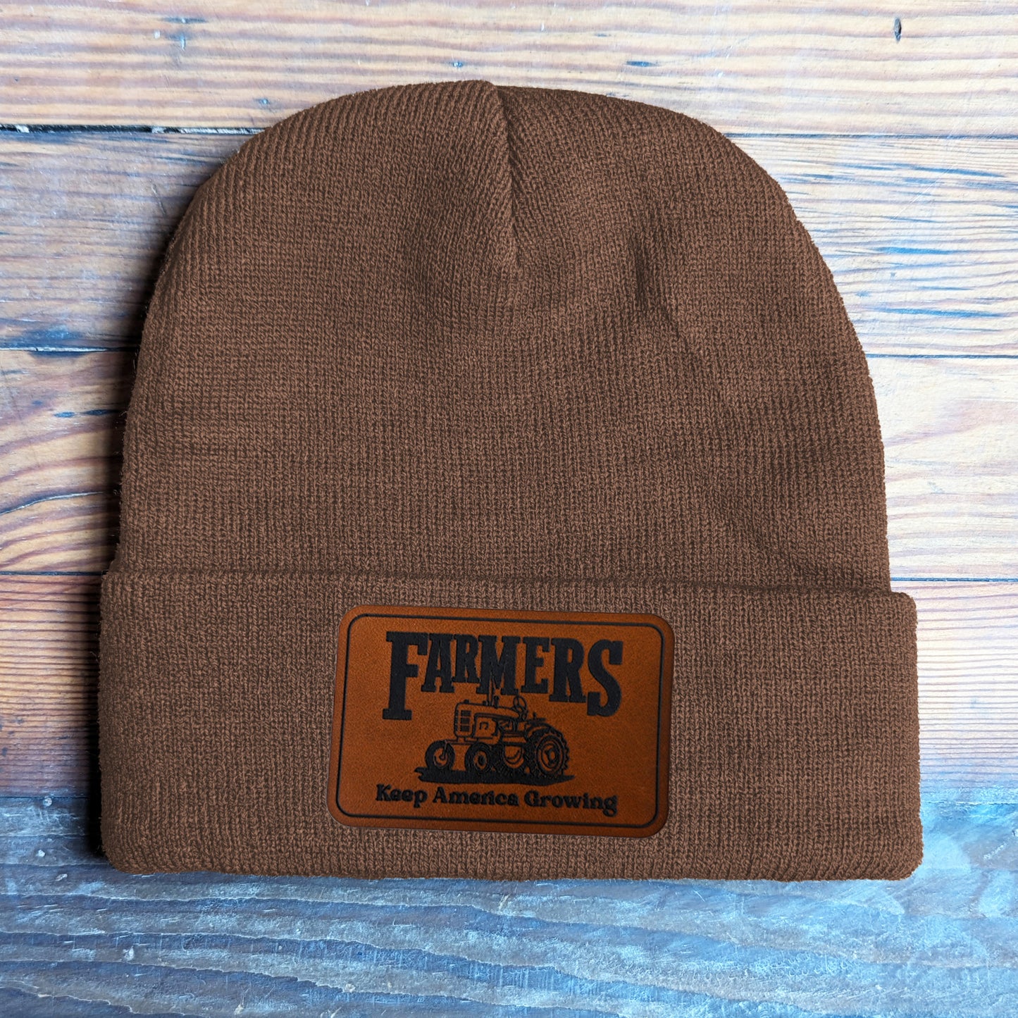 "Farmers Keep America Growing" Rural Living Country Kid Beanie Hat | One Size Fits All | FOUR Color Options