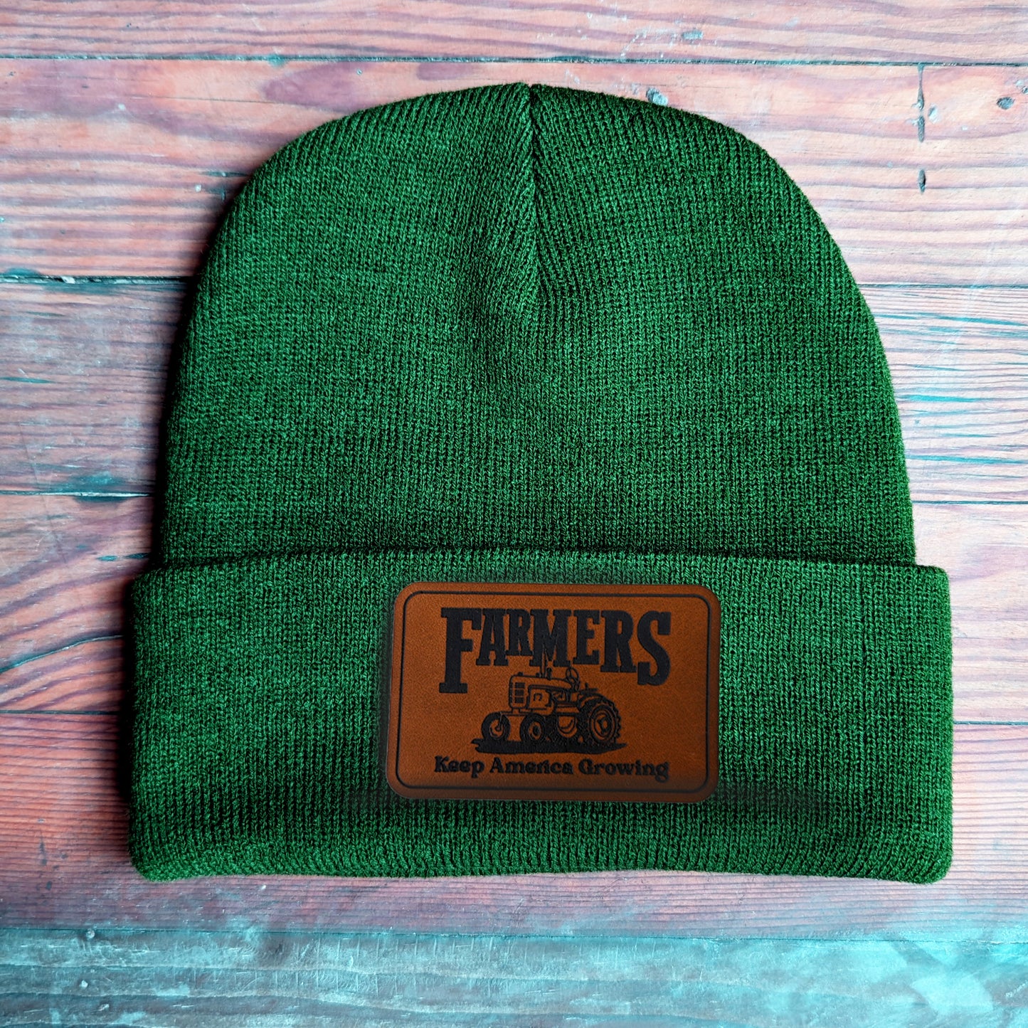 "Farmers Keep America Growing" Rural Living Country Kid Beanie Hat | One Size Fits All | FOUR Color Options