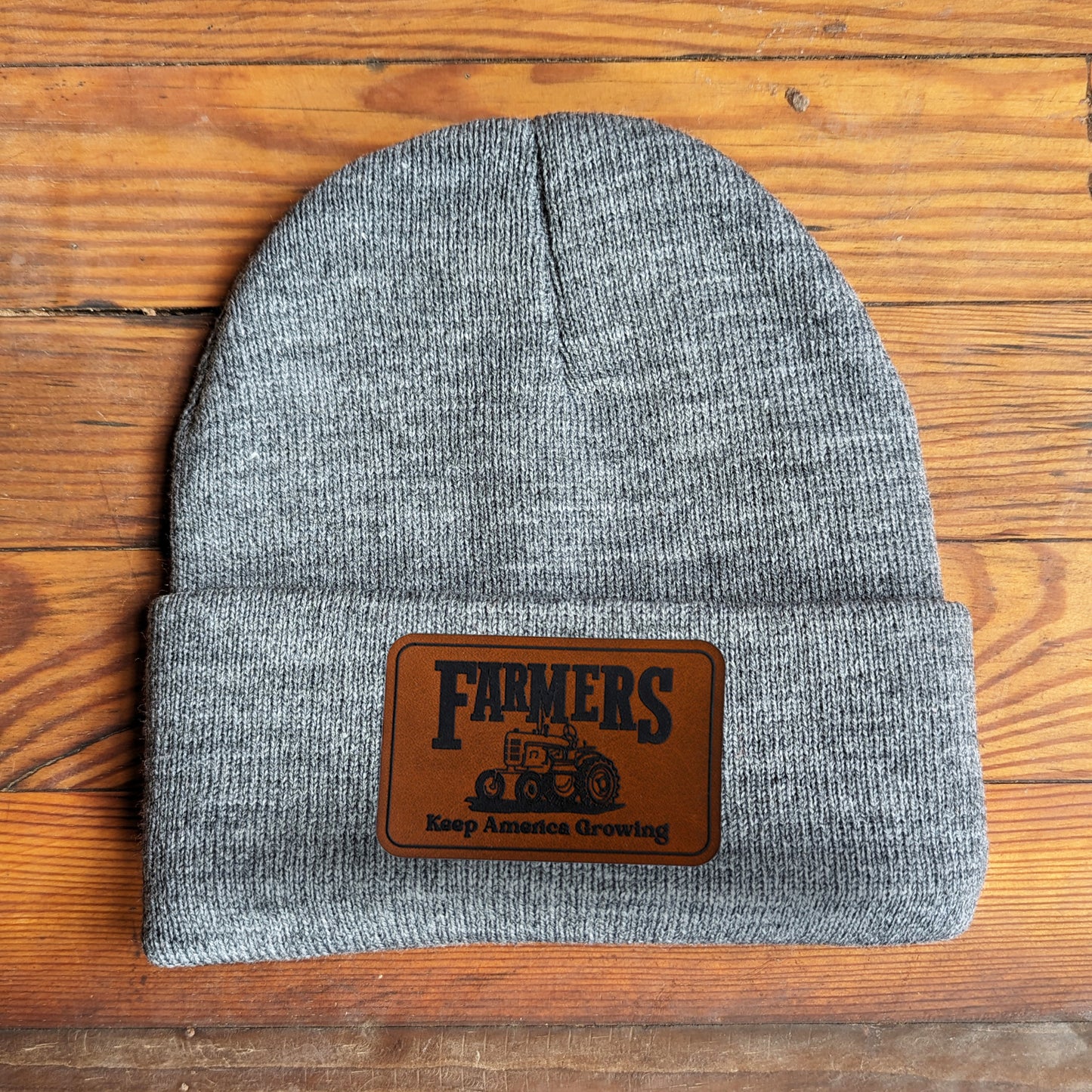 "Farmers Keep America Growing" Rural Living Country Kid Beanie Hat | One Size Fits All | FOUR Color Options