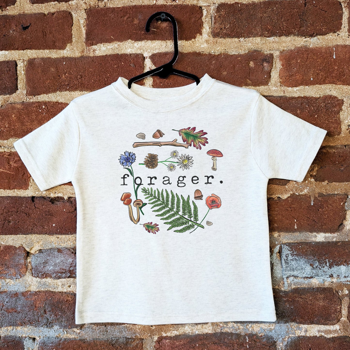 "Forager" Nature Loving Outdoor Enthusiast Design for Toddlers and Youth