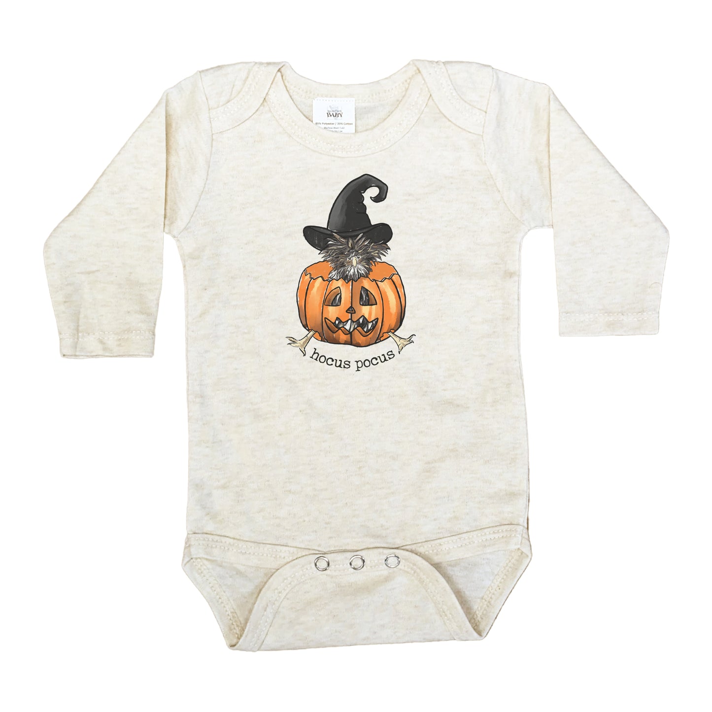 "Hocus Pocus" Chicken Nature Halloween Fall Baby Body Suit