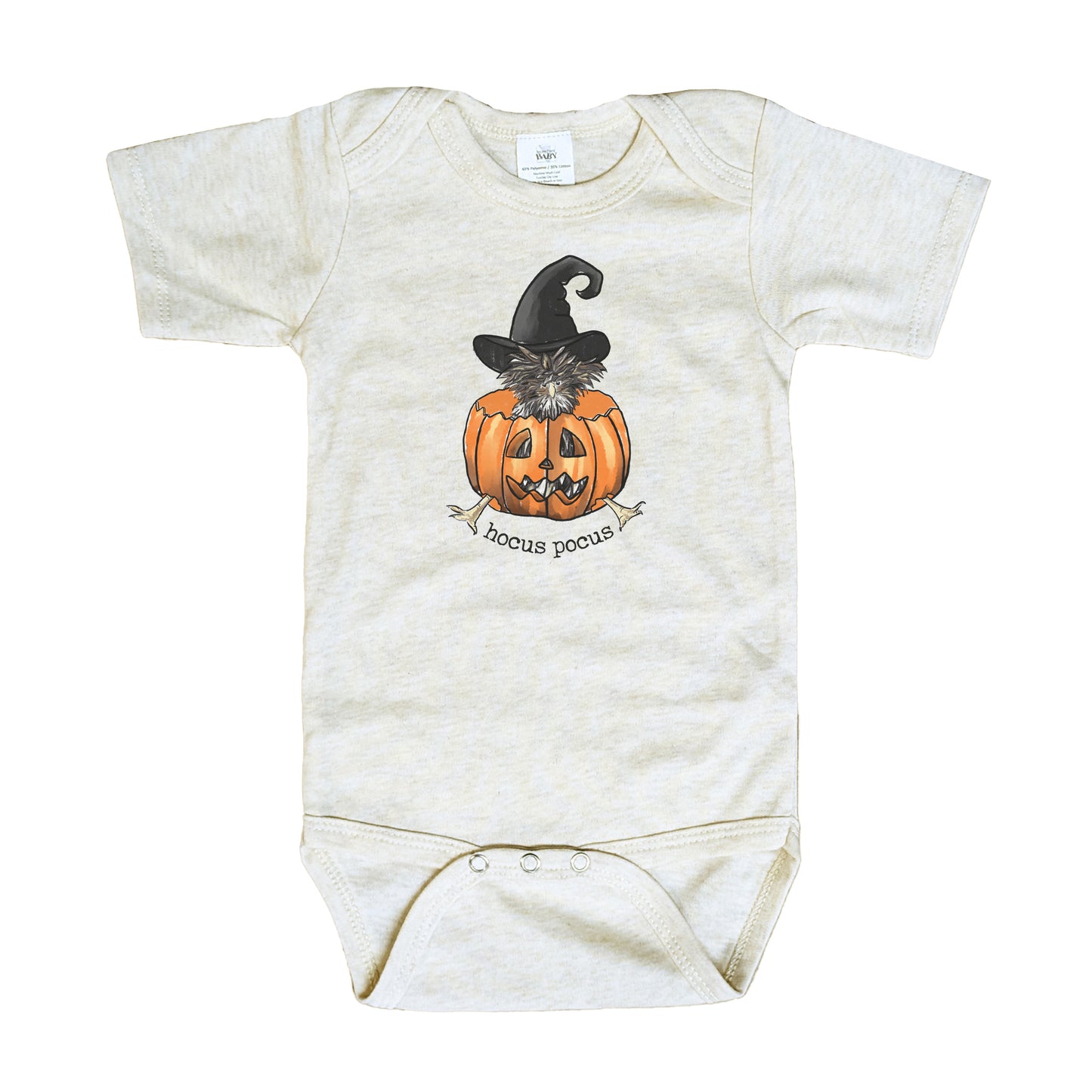 "Hocus Pocus" Chicken Nature Halloween Fall Baby Body Suit