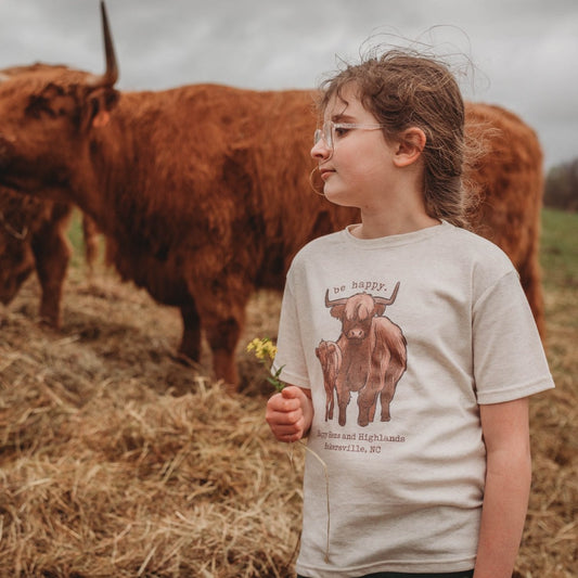 "Be Happy" Happy Hens and Highlands LIMITED EDITION T-shirt