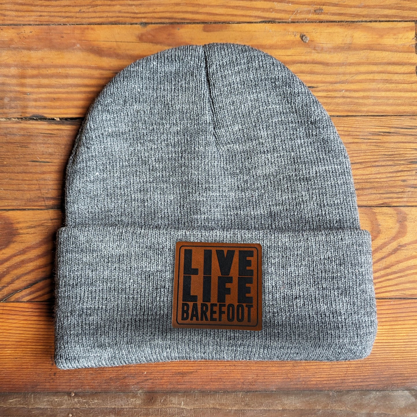 "Live Life Barefoot" Country Kid Rural Living Beanie Hat | One Size Fits All | FOUR Color Options