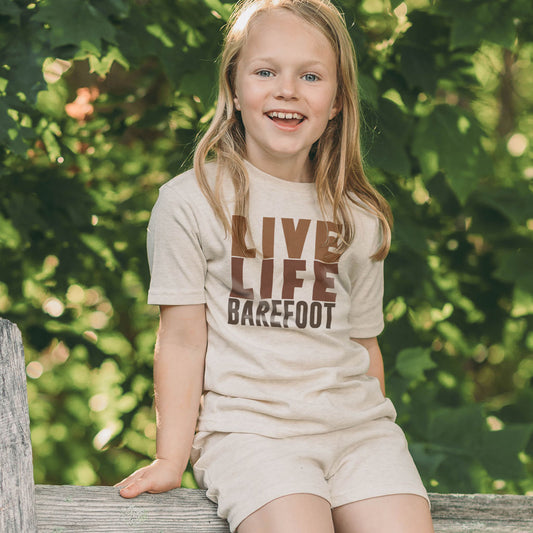 Live Live Barefoot Nature Adventure Sleep 'n Play Set | Size 2T through XS | Includes Shirt & Shorts