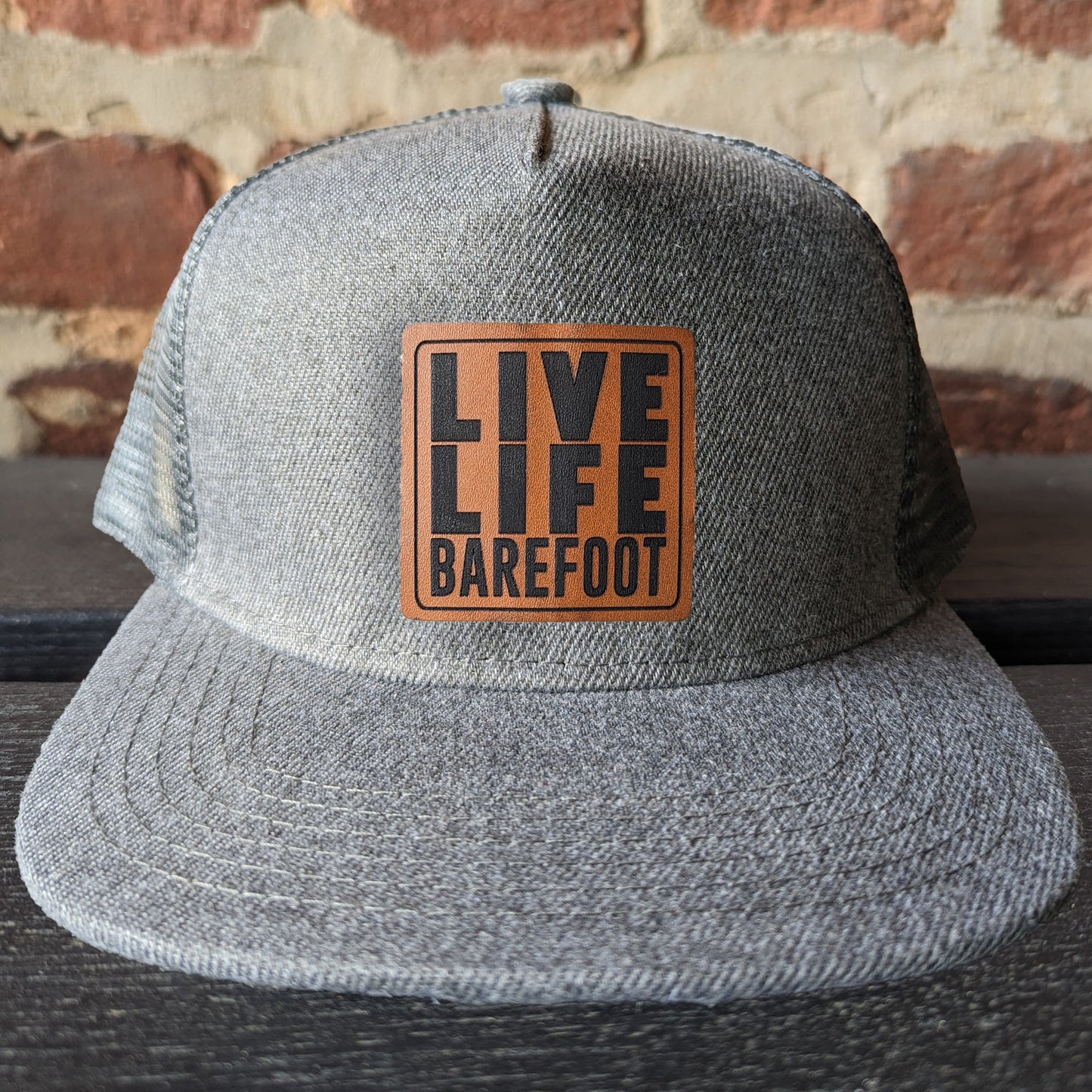 "Live Life Barefoot" Mesh Back Trucker Hat | Youth Size | FOUR Color Options
