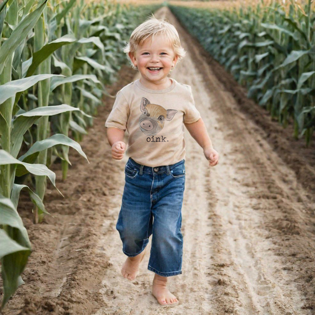 "Oink" pig Toddler/Youth Tee
