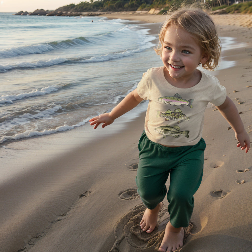 Mini Fisherman Lakeside Explorer Sleep 'n Play Set for Ages 2T-5T | Size 2T through 5T | Includes Long Sleeve Shirt & Joggers