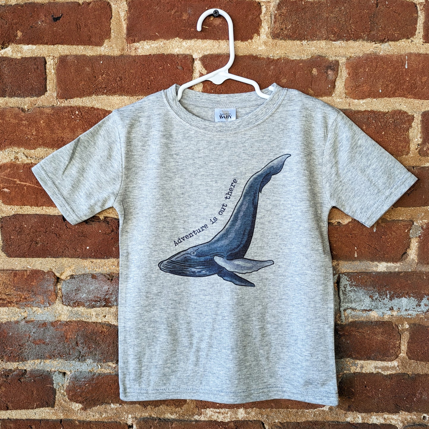 Adventure is out there Beach Whale Tee Toddlers and Youth