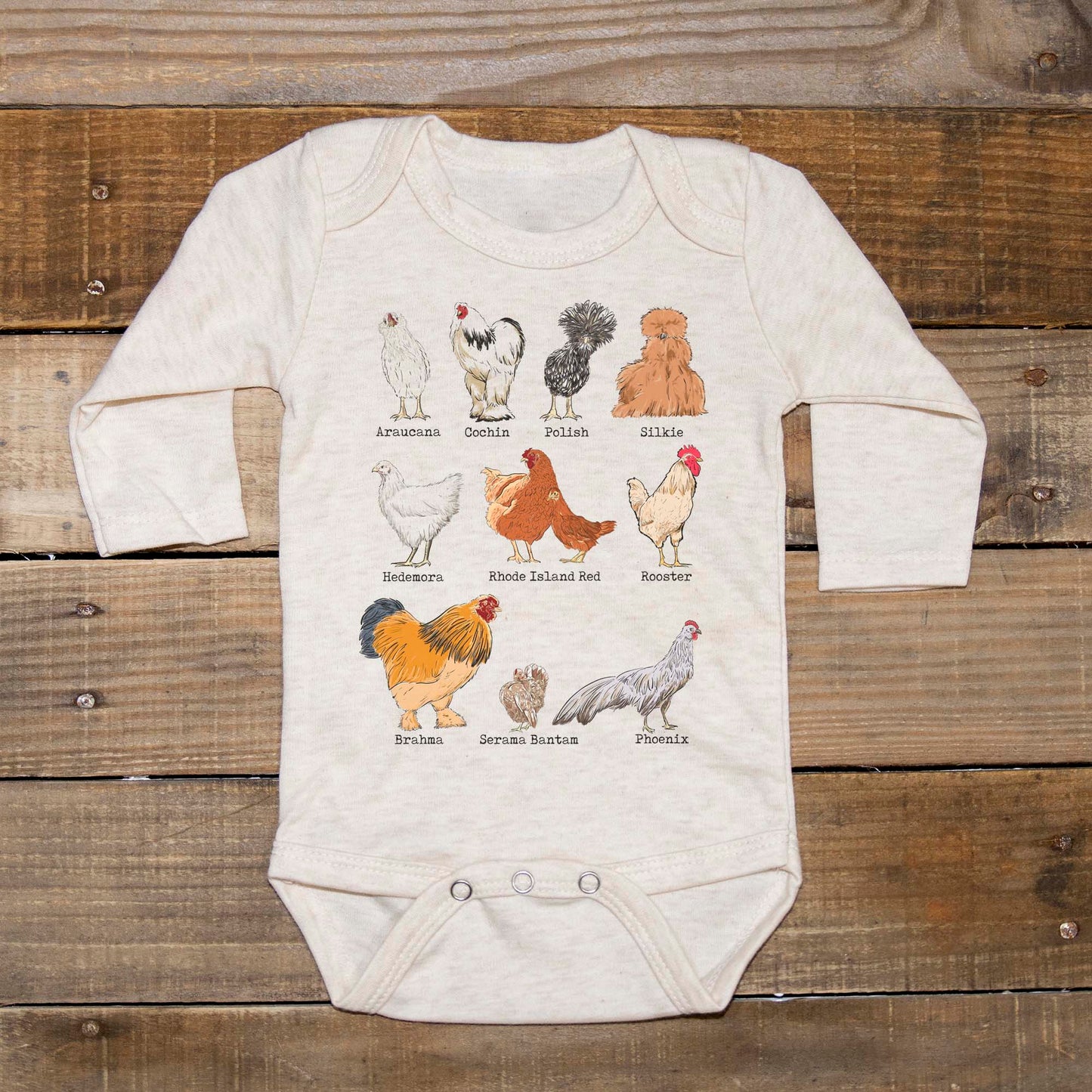 Chicken Breed Baby Body Suit