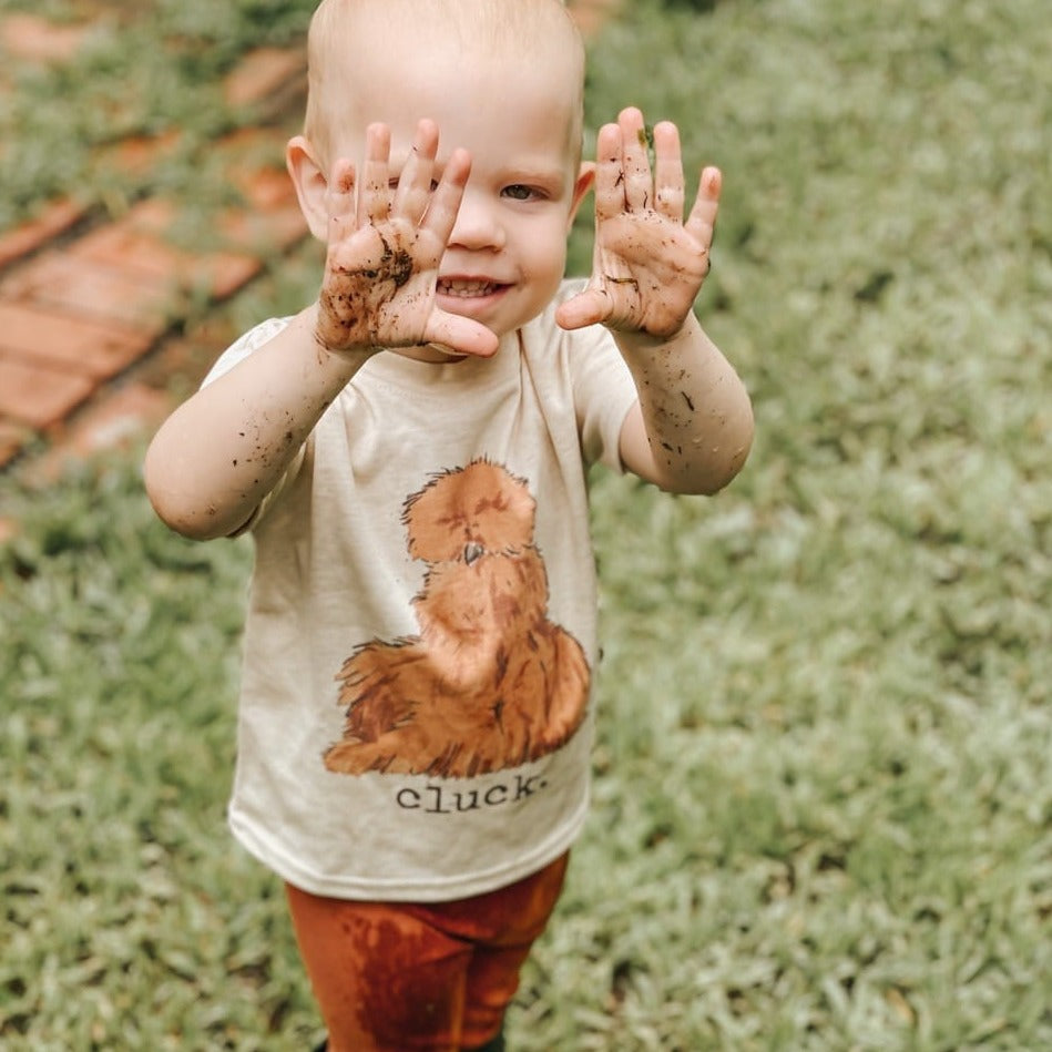 Silkie "cluck" Youth/Toddler Tee