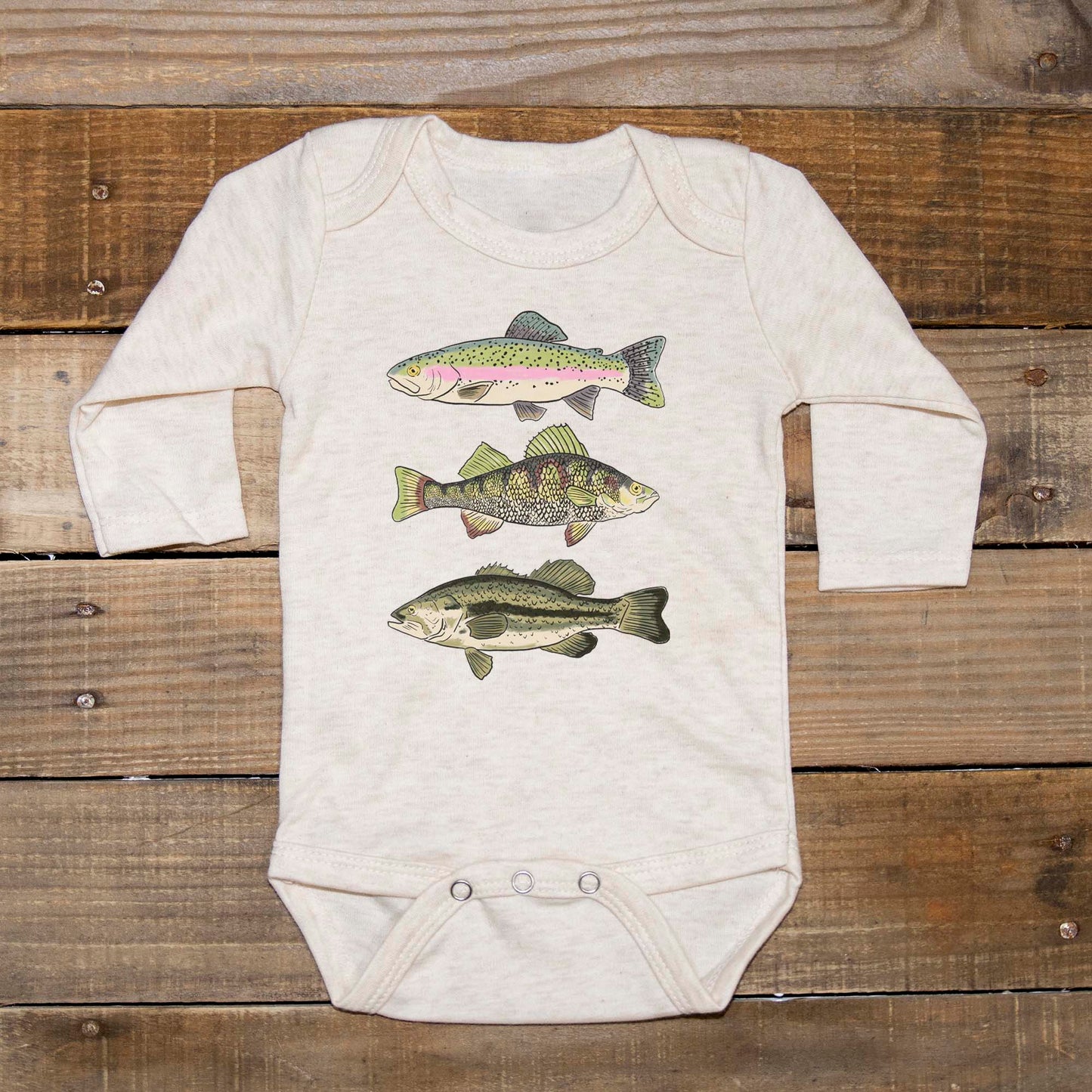 Three Fish Summer Body Suit