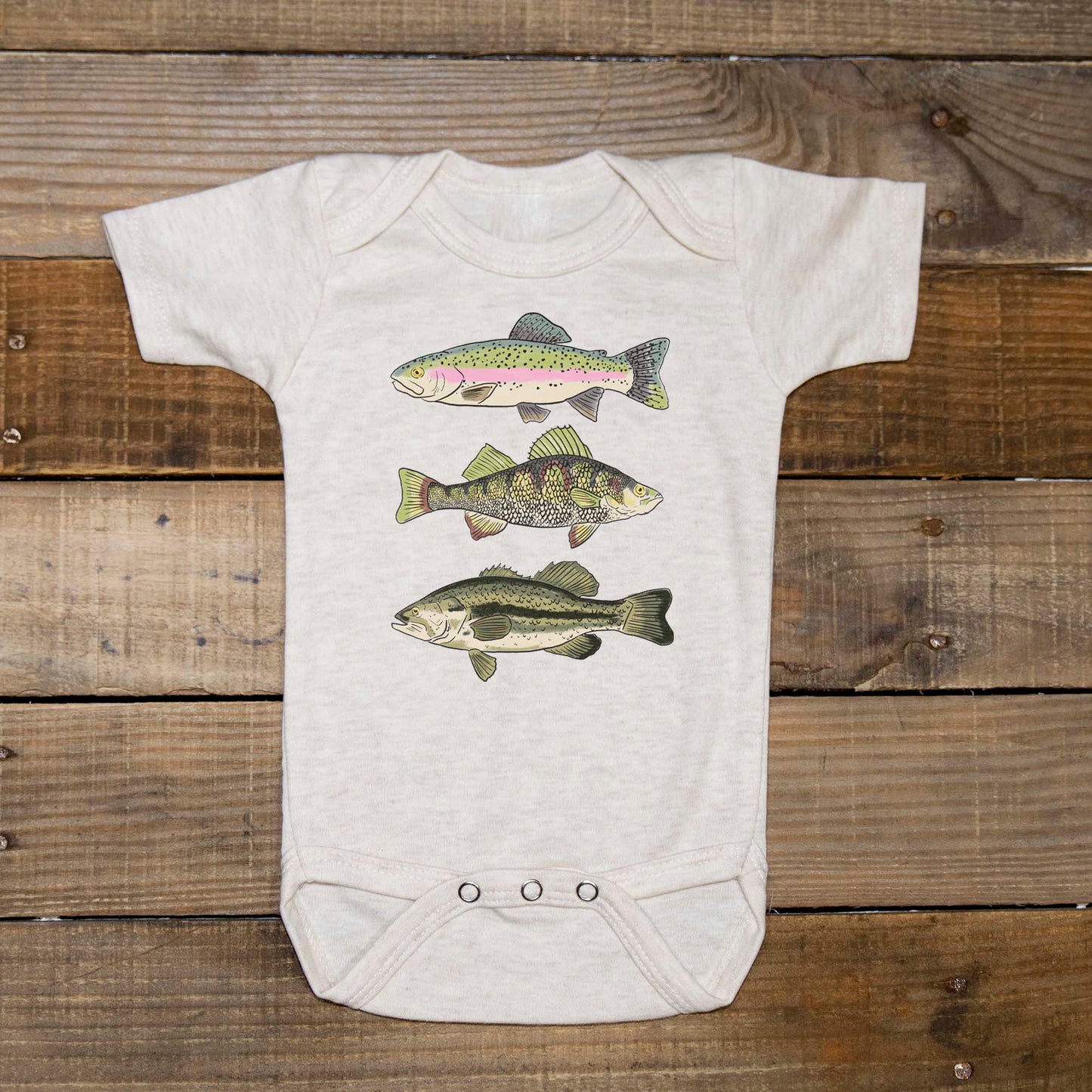 Three Fish Summer Body Suit