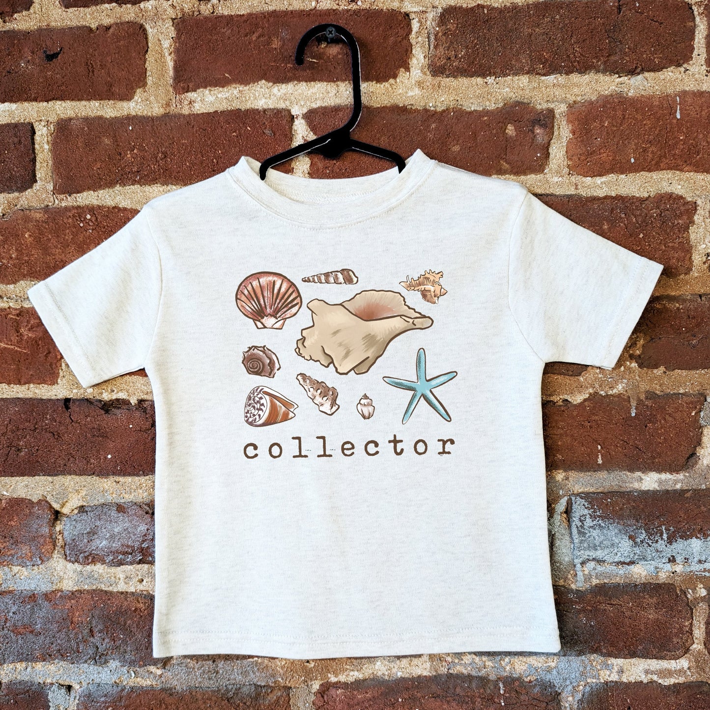 Shell "Collector" Ocean Beach Tee for Toddler or Youth