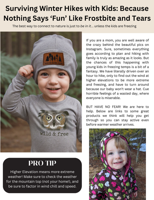 Surviving Winter Hikes with Kids