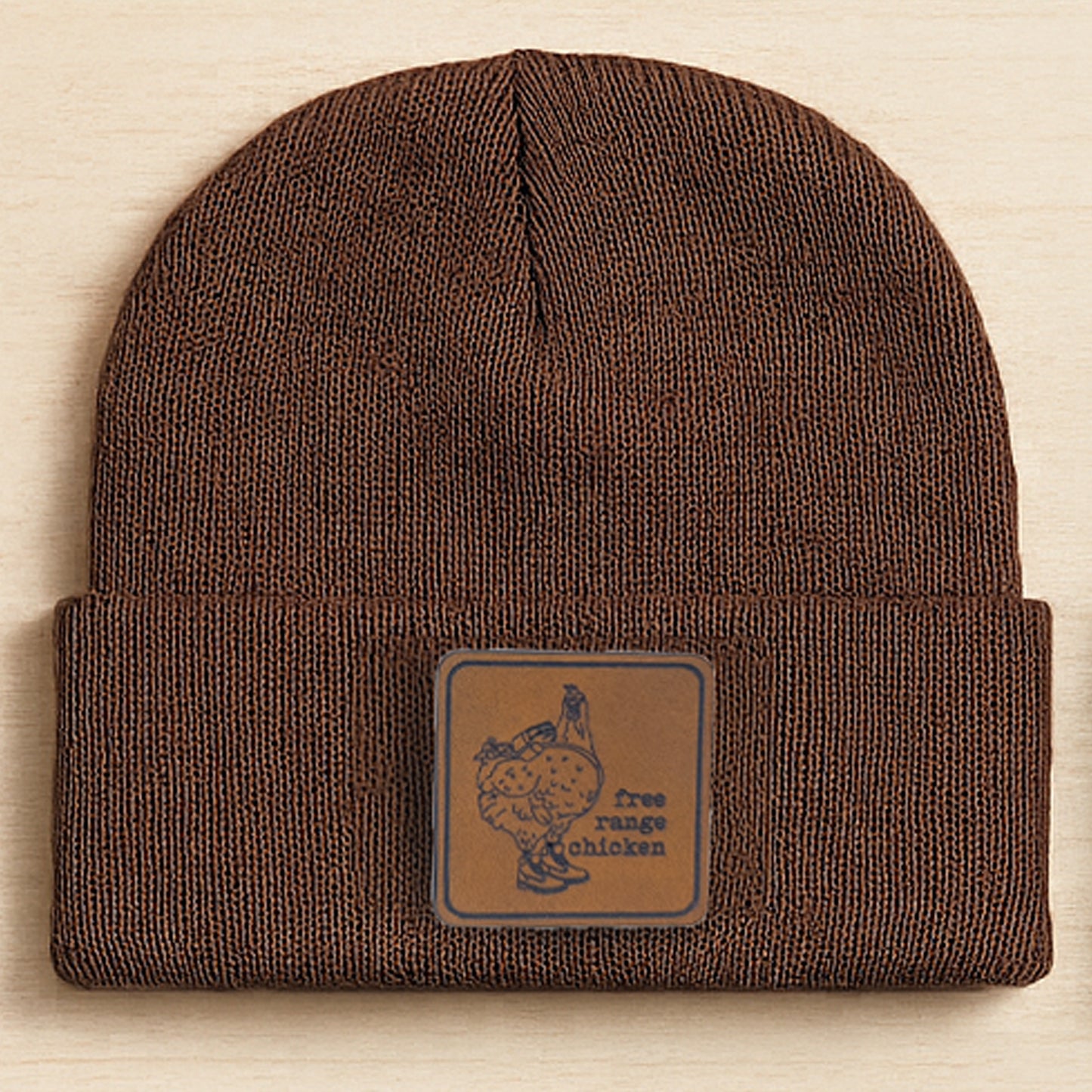 "Free Range Chicken" Kid Beanie Toboggan Winter Hat | 4 Colors