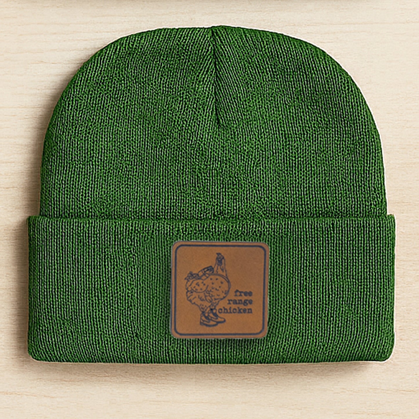 "Free Range Chicken" Kid Beanie Toboggan Winter Hat | 4 Colors