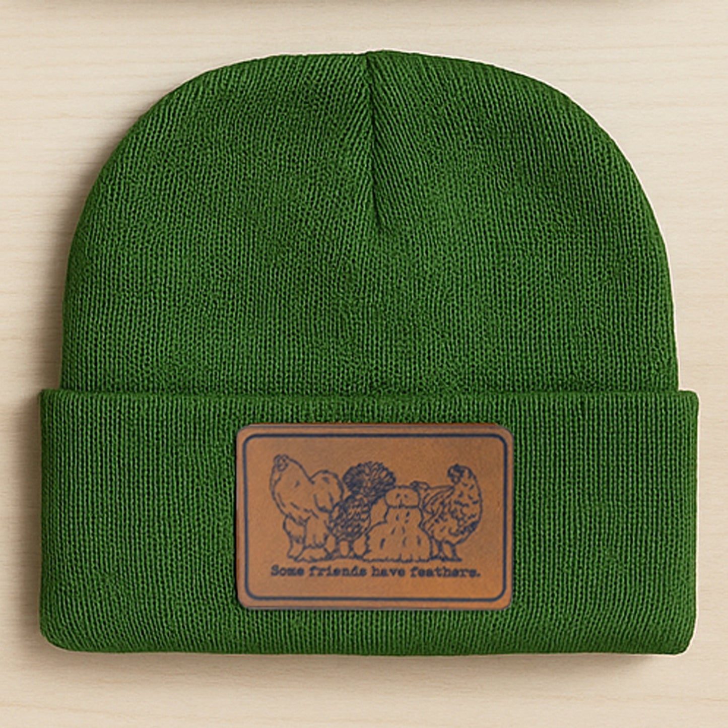 "Some Friends have Feathers" Beanie Toboggan Winter Hat Boys and Girls | Youth Size | FOUR Color Options