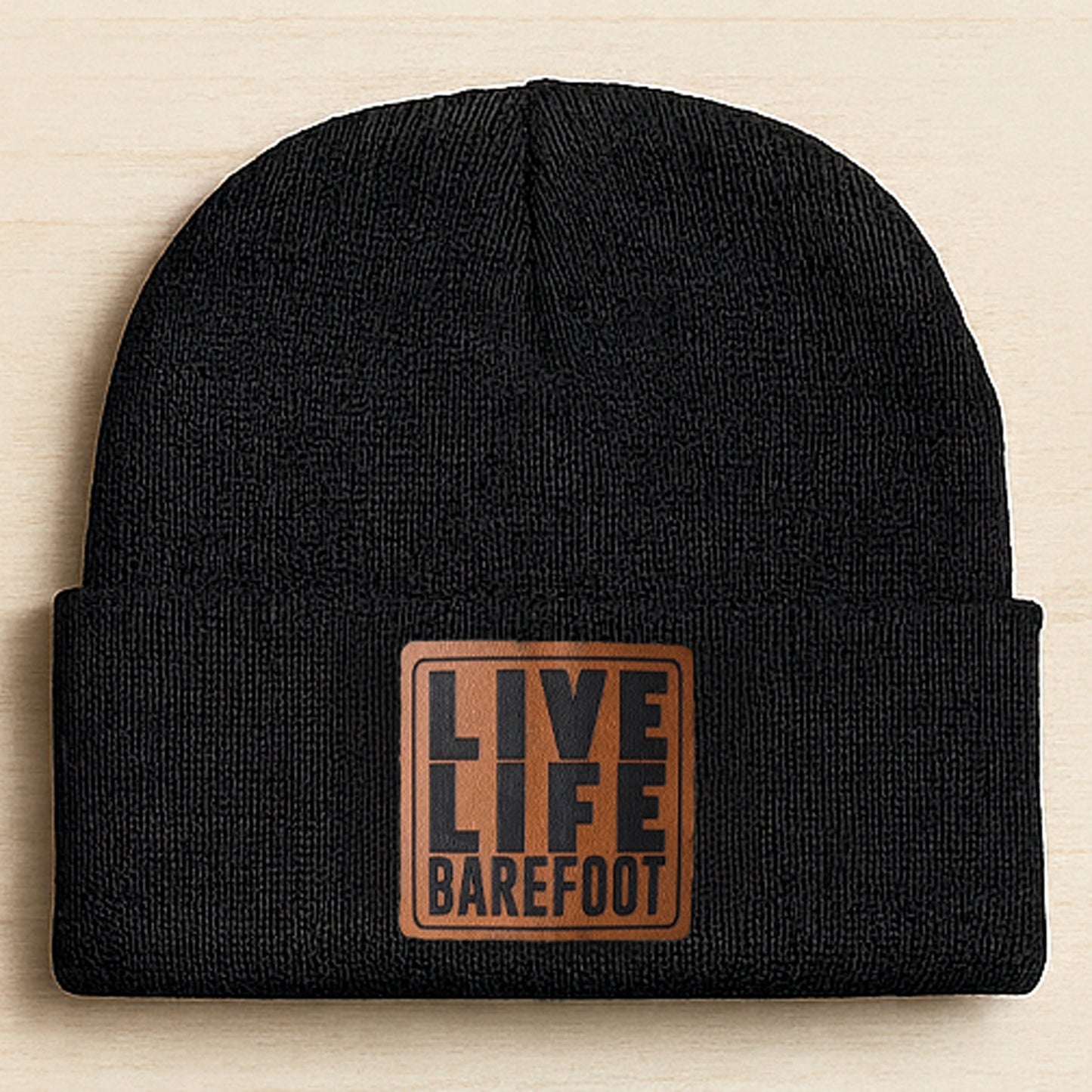 "Live Life Barefoot" Country Kid Rural Living Beanie Hat | One Size Fits All | FOUR Color Options