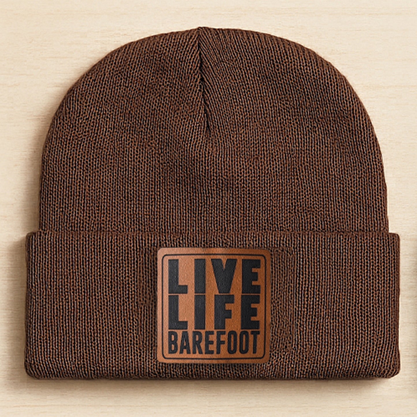 "Live Life Barefoot" Country Kid Rural Living Beanie Hat | One Size Fits All | FOUR Color Options
