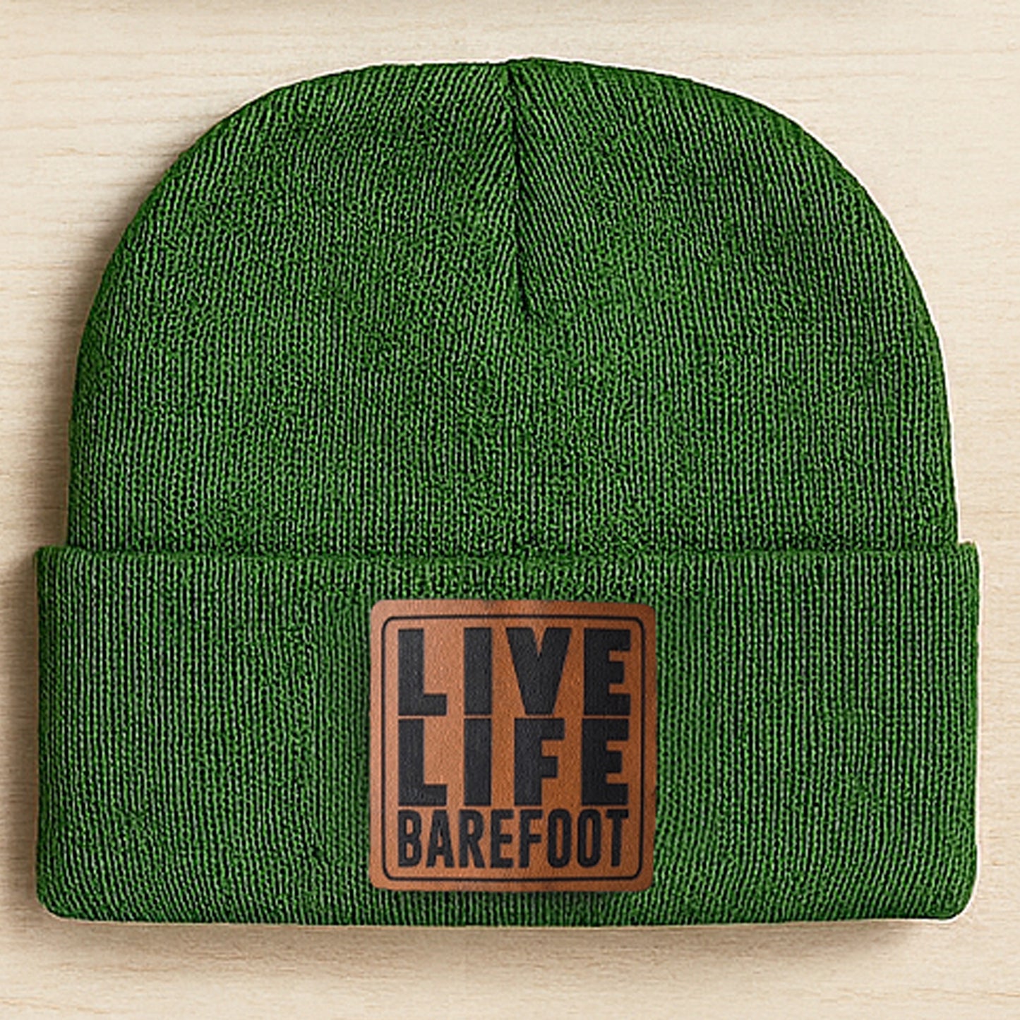 "Live Life Barefoot" Country Kid Rural Living Beanie Hat | One Size Fits All | FOUR Color Options