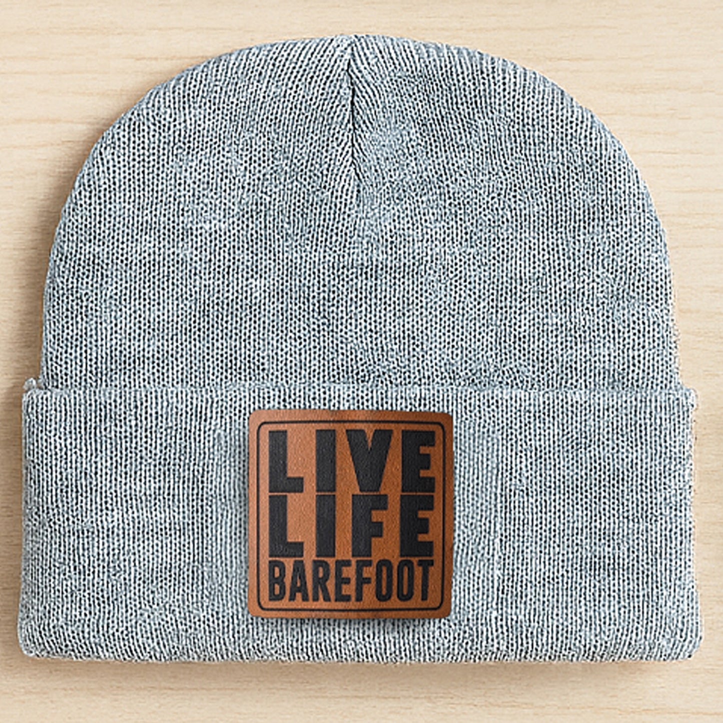 "Live Life Barefoot" Country Kid Rural Living Beanie Hat | One Size Fits All | FOUR Color Options