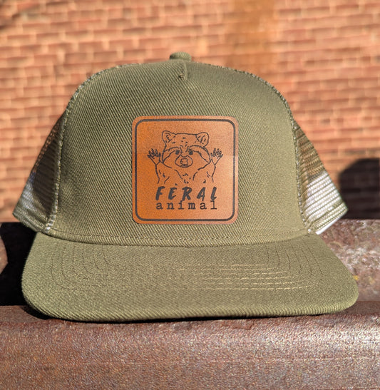 "Feral Animal" Mesh Back Trucker Hat for Boys and Girls | Youth Size | FOUR Color Options