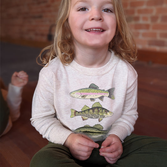 Three Fish Long Sleeve Tee