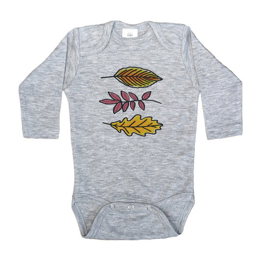 Three Leaves Fall Baby Body Suit