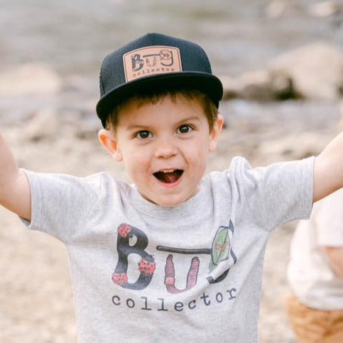 "Bug Collector" Mesh Back Trucker Hat for Boys and Girls | Youth Size | FOUR Color Options