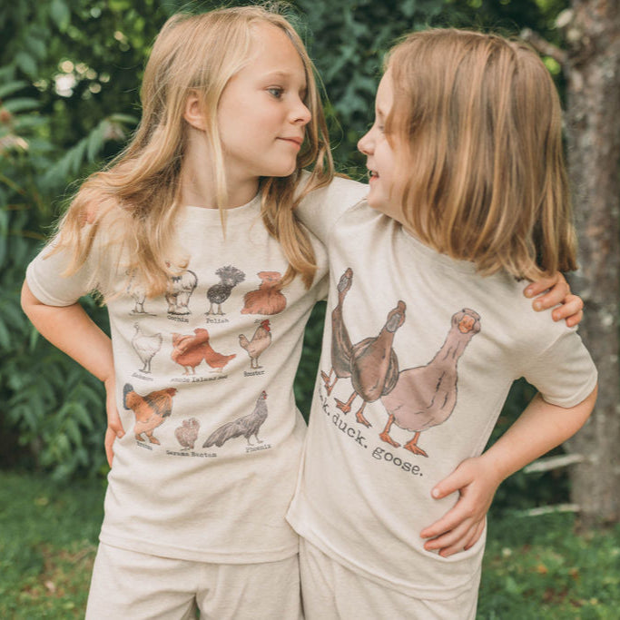 Duck Duck Goose Homestead Kid Sleep 'n Play Set | Size 2T through XS | Includes Shirt & Shorts