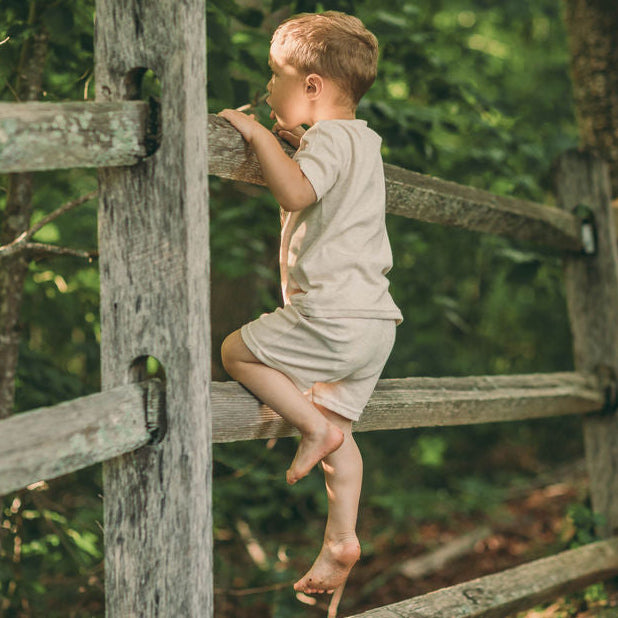 Beige Shorts (2T-XS) - Cozy, Soft, Perfect for Sleep or Play - Add-On Item