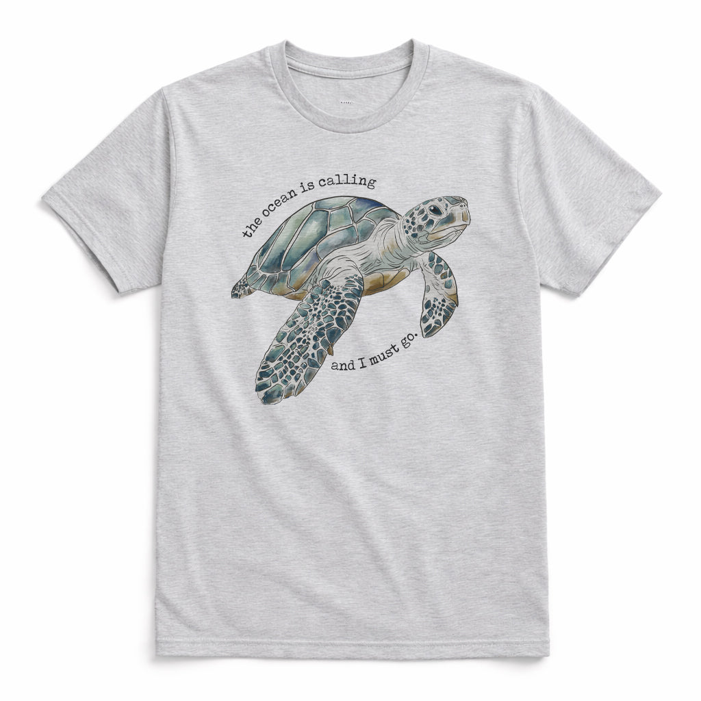 Adult "The Ocean is Calling and I must Go" Shirt