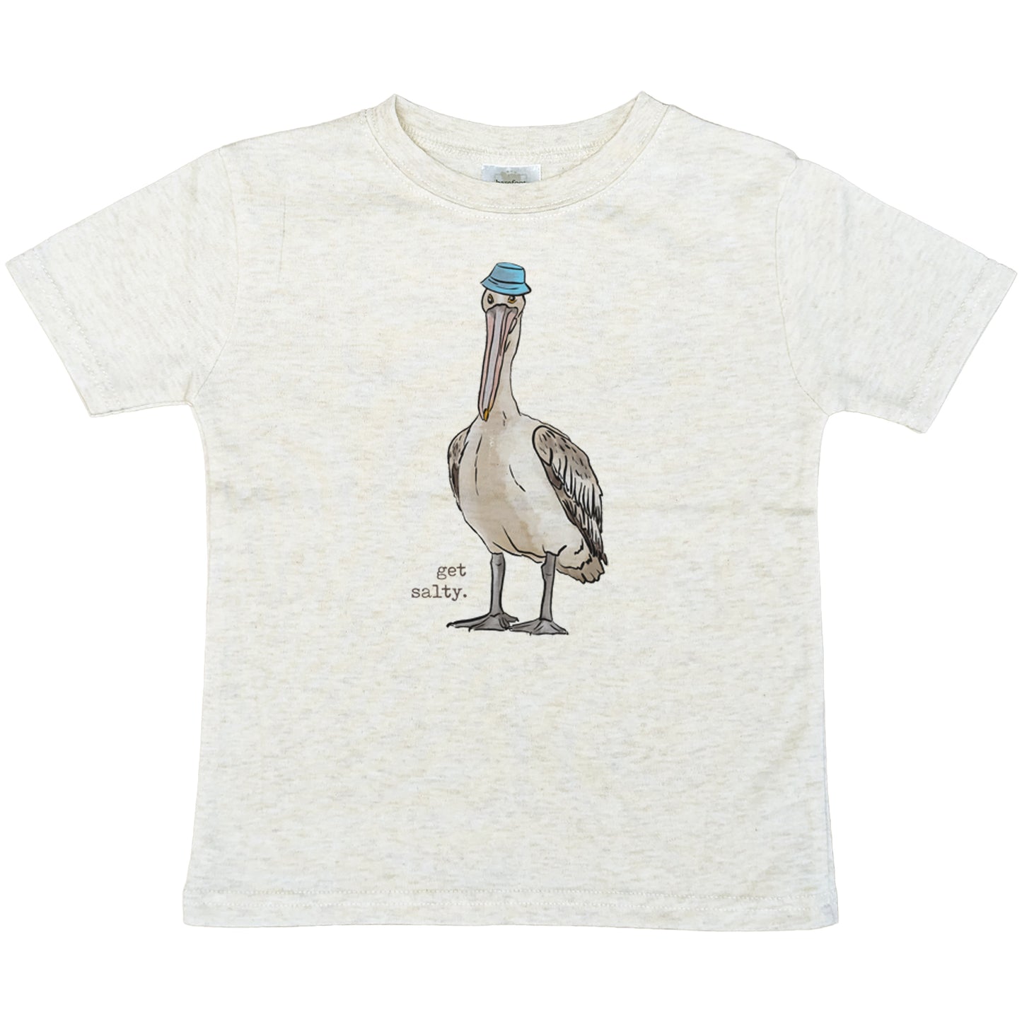 "Get Salty" Pelican Beach Kid's Summer Tee