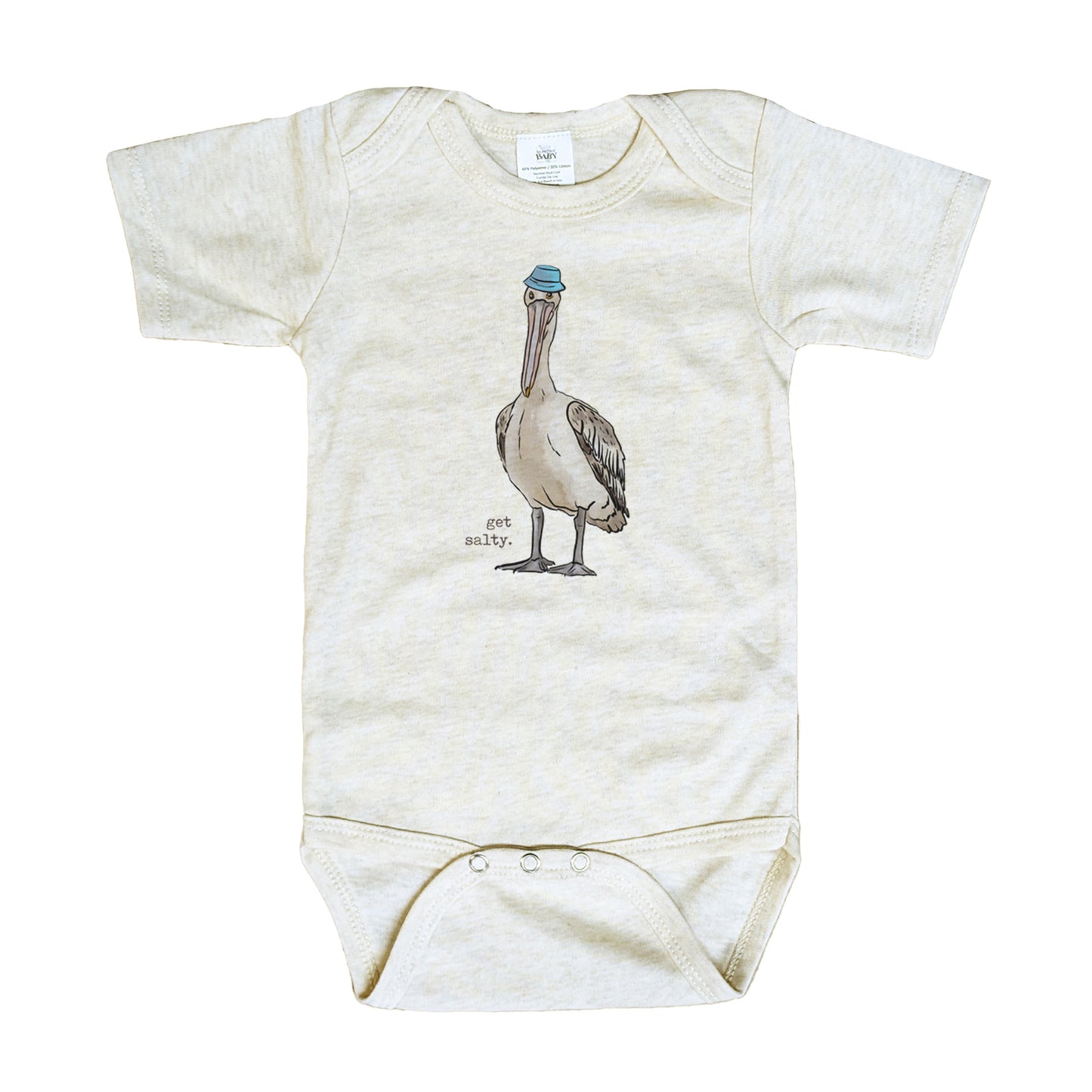 "Get Salty" Pelican Beach Baby Body Suit