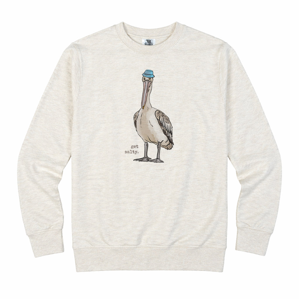 Adult "Get Salty" Pelican in a bucket hat Shirt
