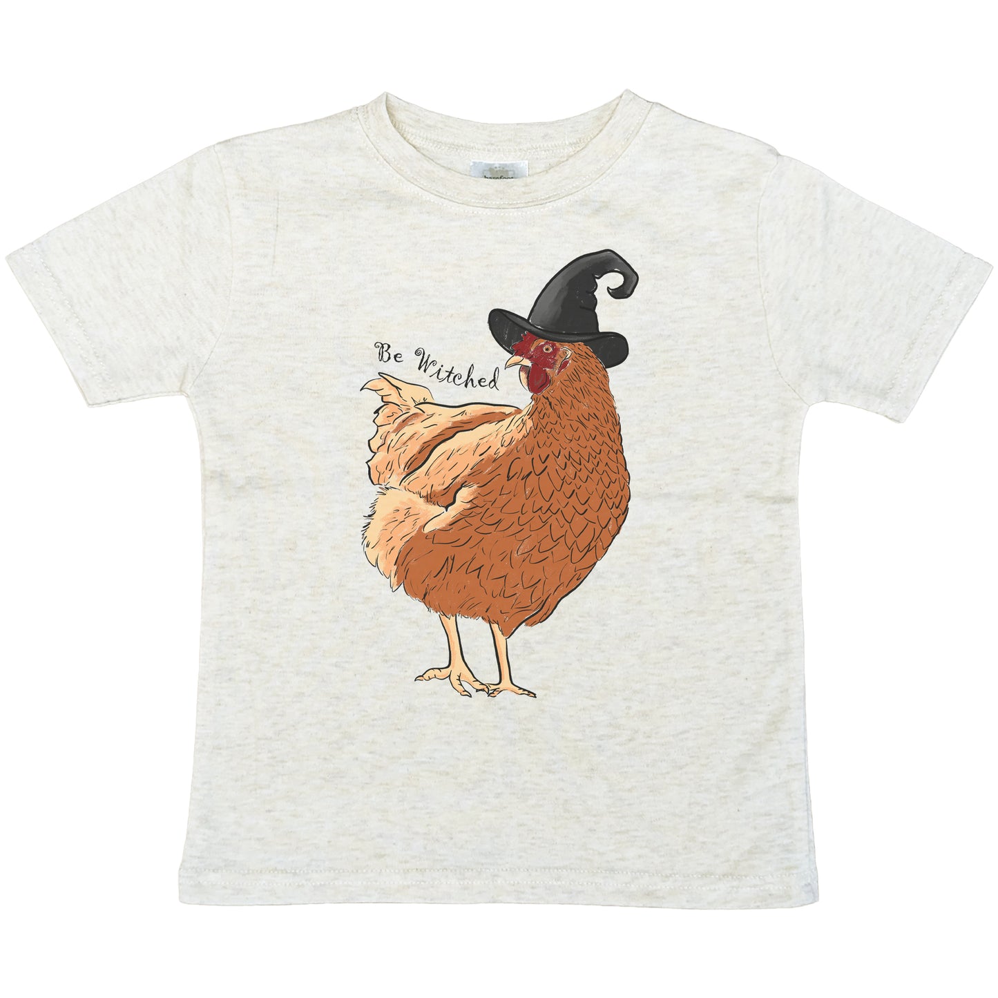 "Be Witched" Halloween Chicken Toddler Tee