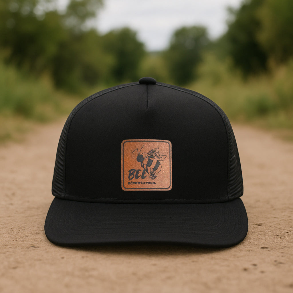 "Bee Adventurous" Mesh Back Trucker Hat | FOUR Color Options