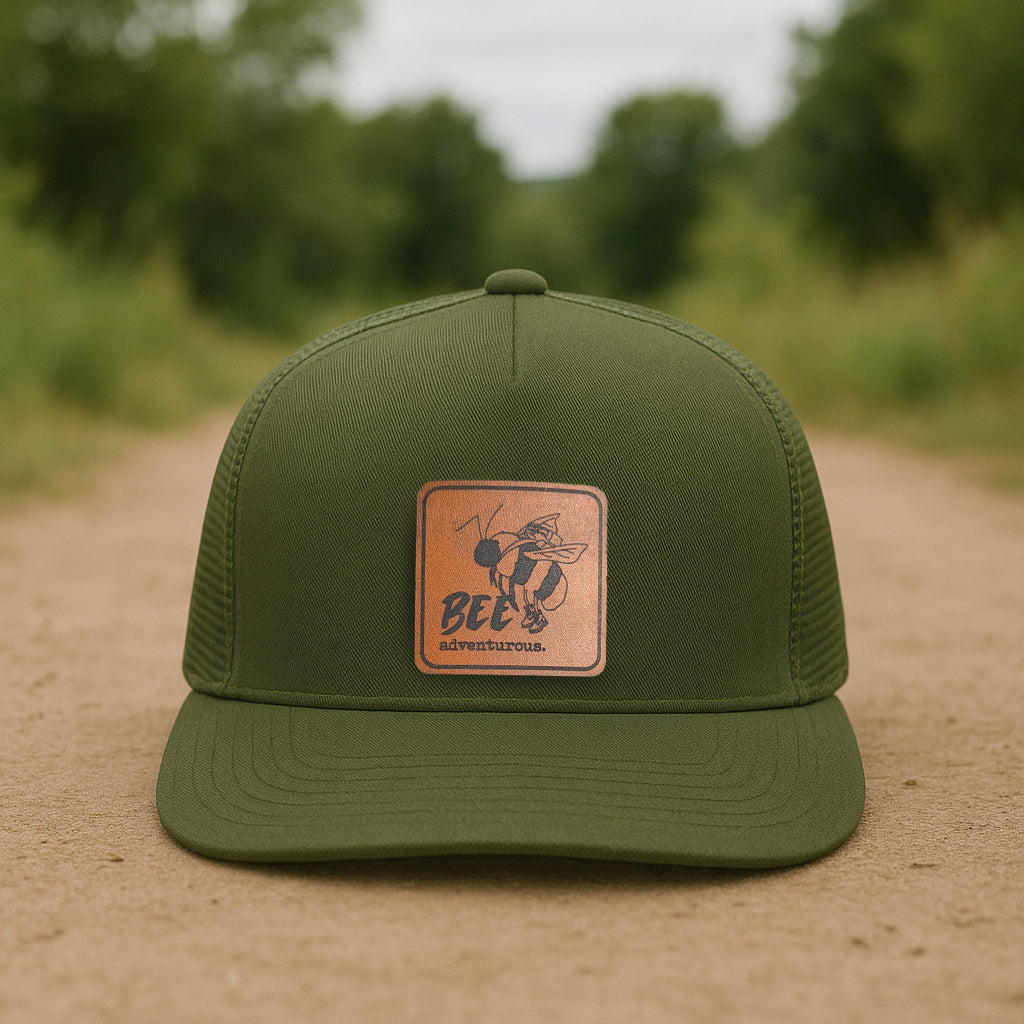 "Bee Adventurous" Mesh Back Trucker Hat | FOUR Color Options