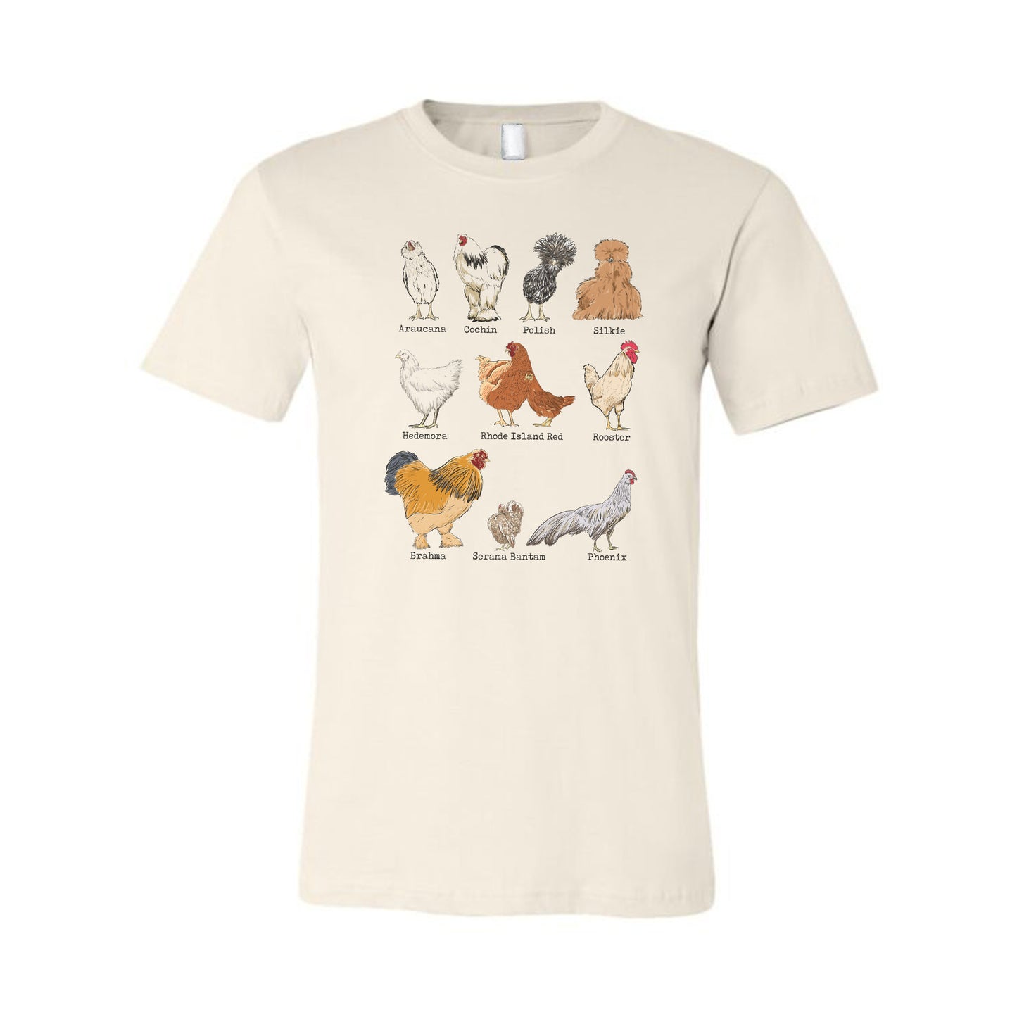 ADULT Chicken Breed Country Farm Tee