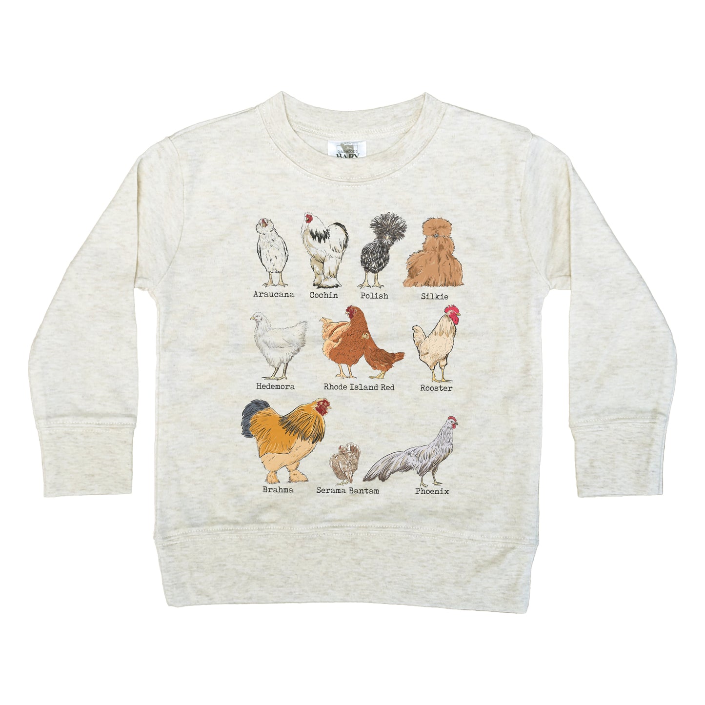 Chicken Breeds Country Sleep 'n Play Set | Size 2T through XS | Includes Shirt & Joggers