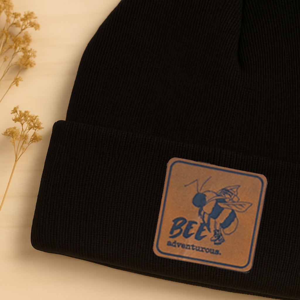 "Bee Adventurous" Kid Beanie Toboggan Winter Hat | 4 Colors